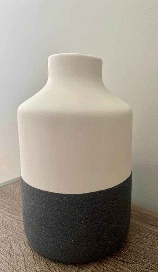 LARGE Ceramic Vase - Two Tone