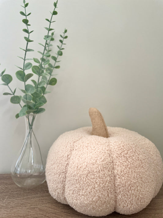 Sherpa Pumpkin Accent Pillow