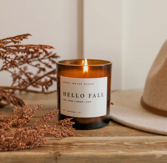 Sweet Water Decor - Hello Fall 11 oz Soy Candle