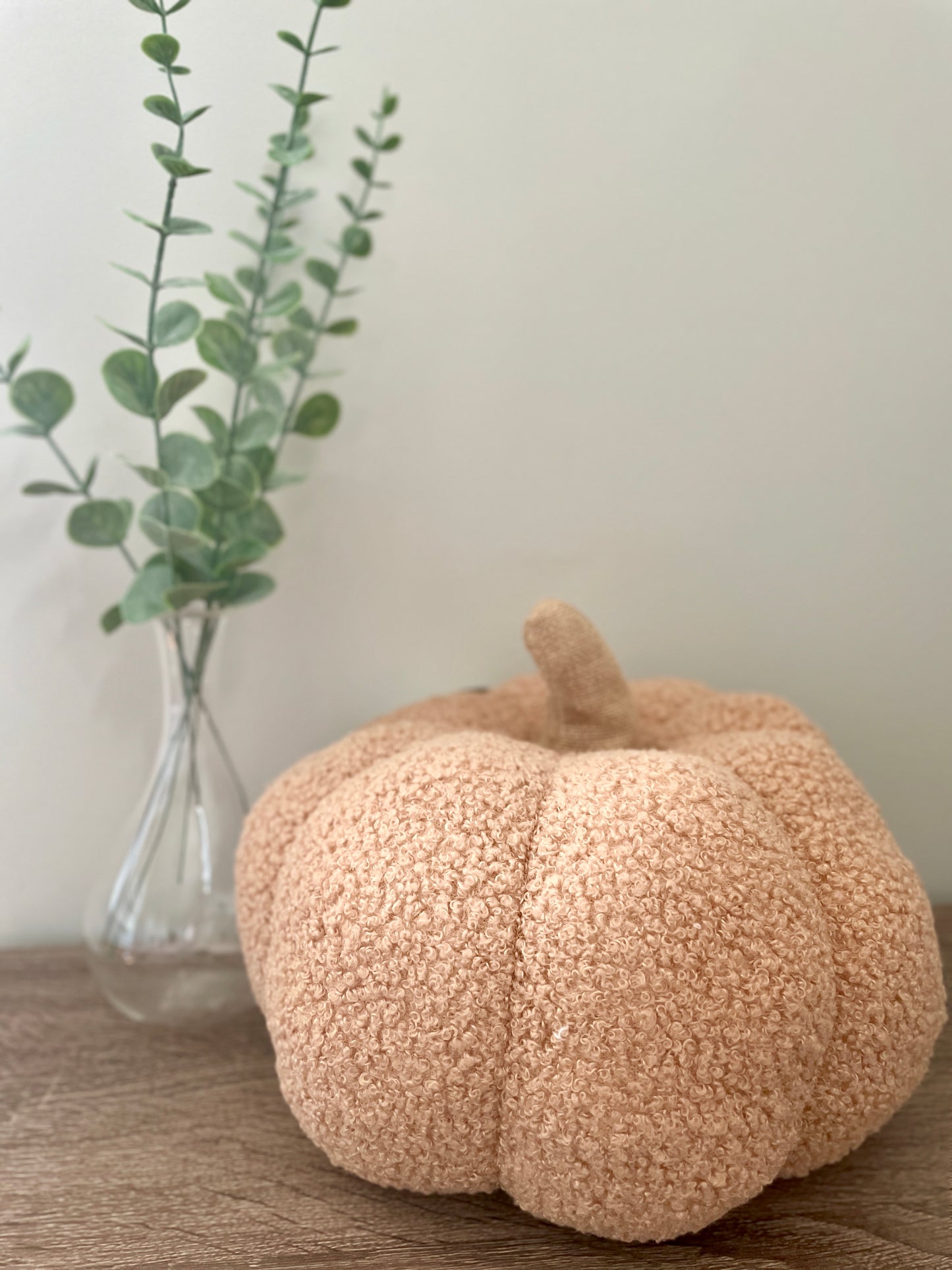 Sherpa Pumpkin Accent Pillow