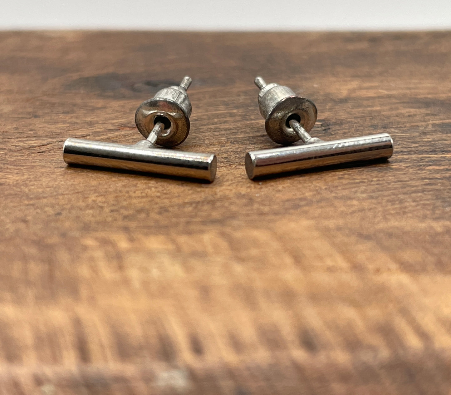 Bar Stud Earrings