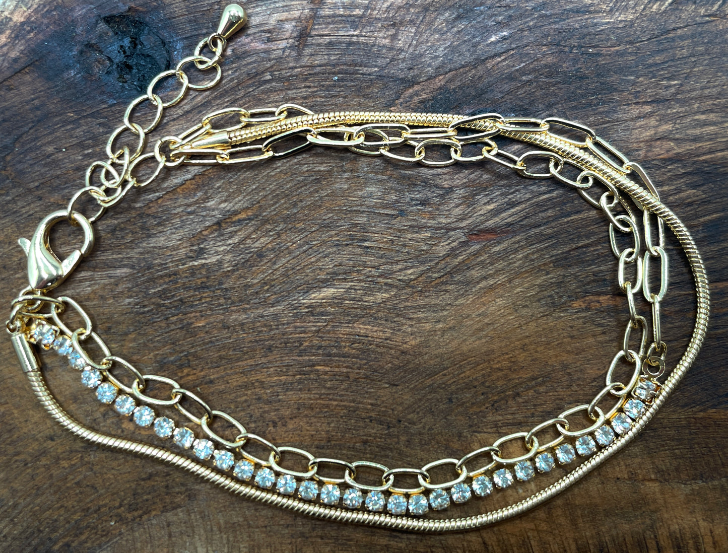 Layered Chain Link Bracelet