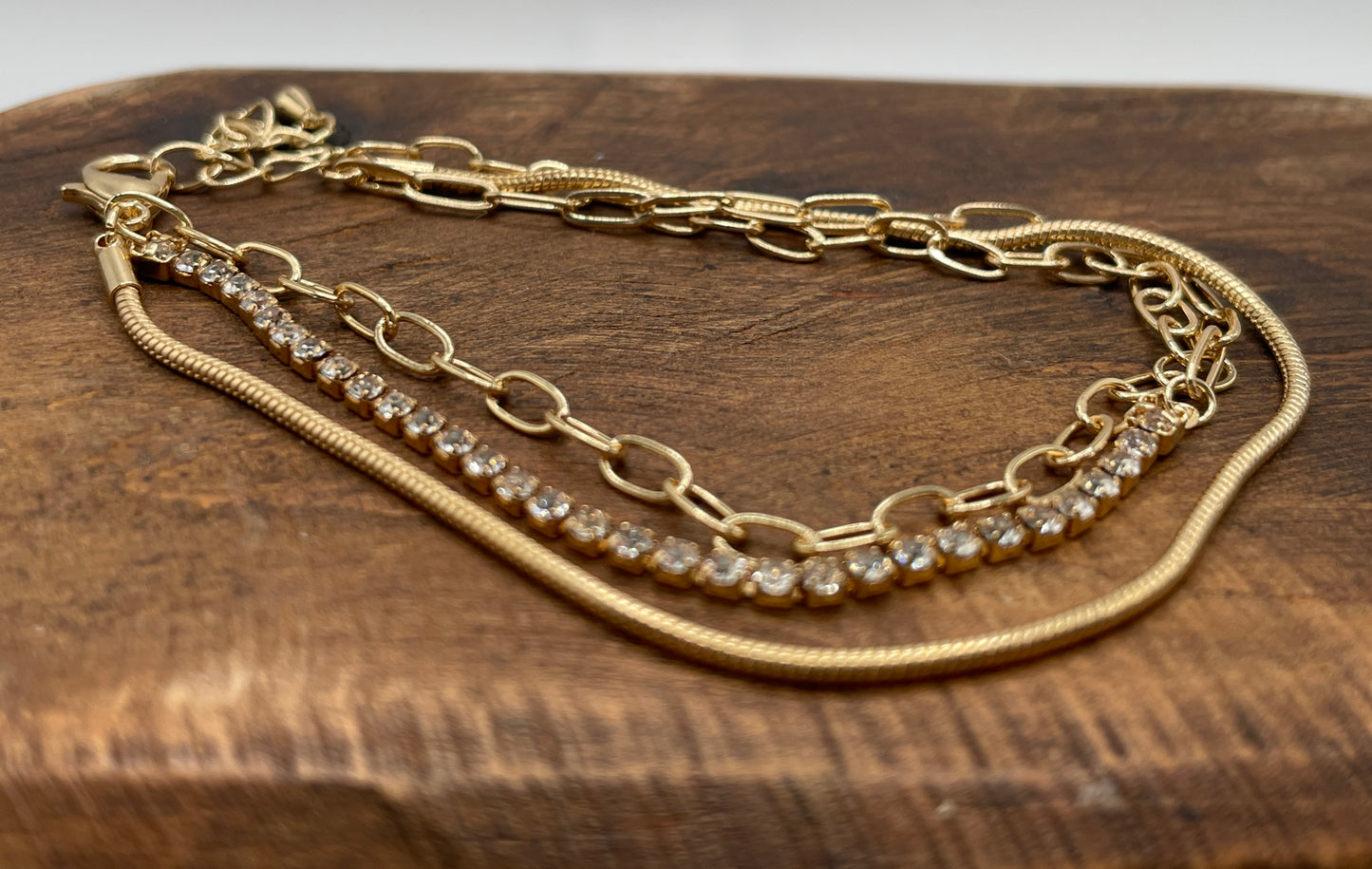 Layered Chain Link Bracelet