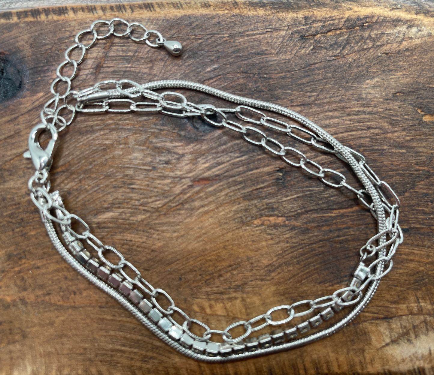 Layered Chain Link Bracelet