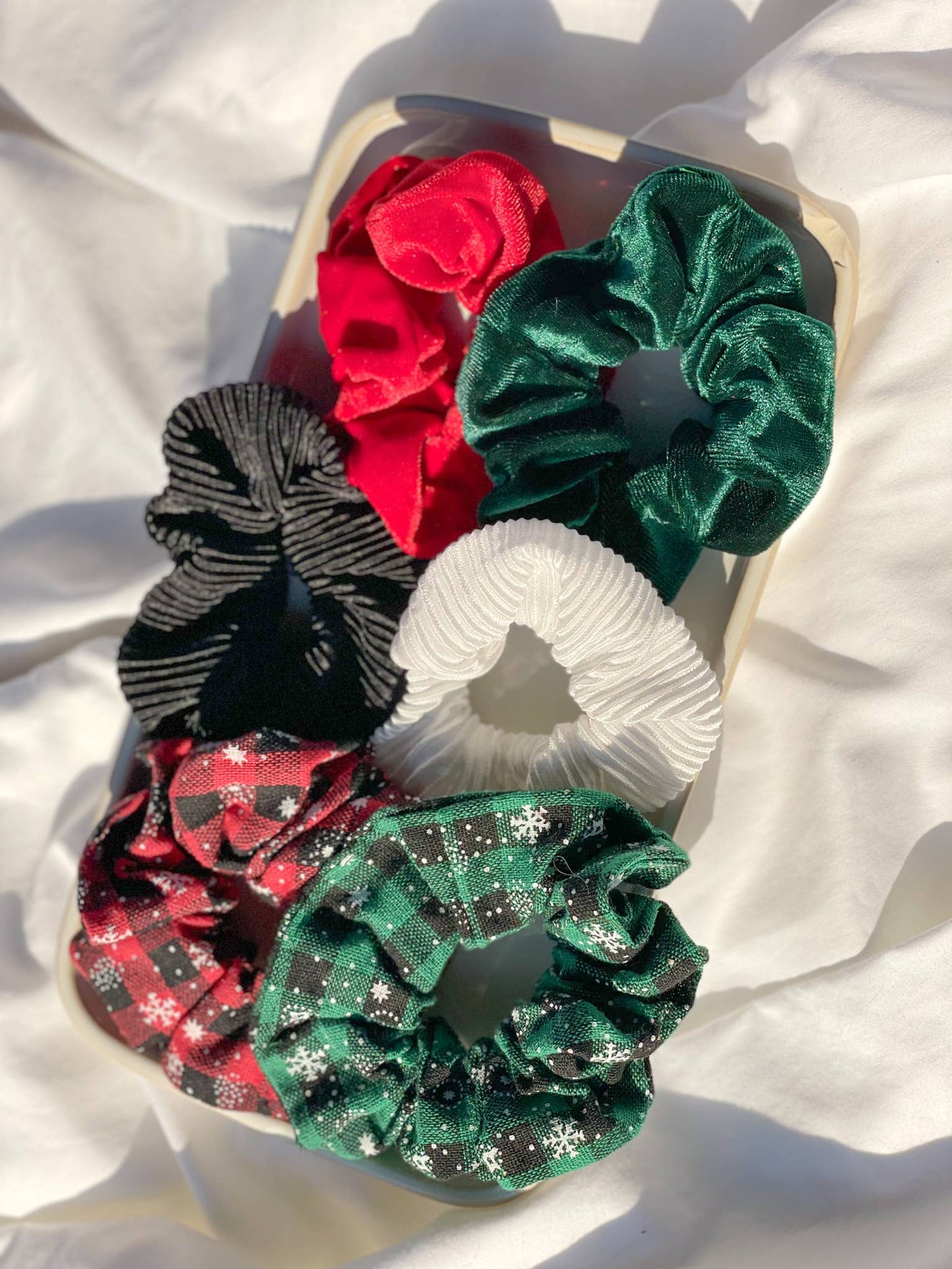 Christmas Scrunchies | 3 pack