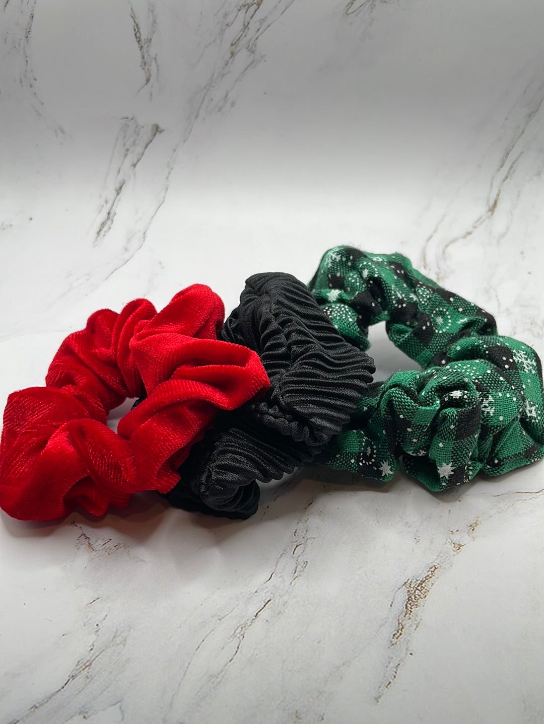 Christmas Scrunchies | 3 pack